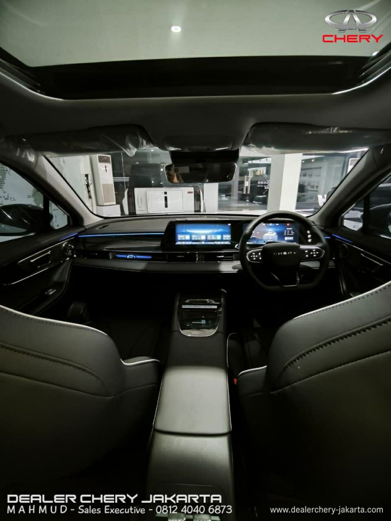 Interior Chery E5 Pure BEV 2026 Indonesia Black 7