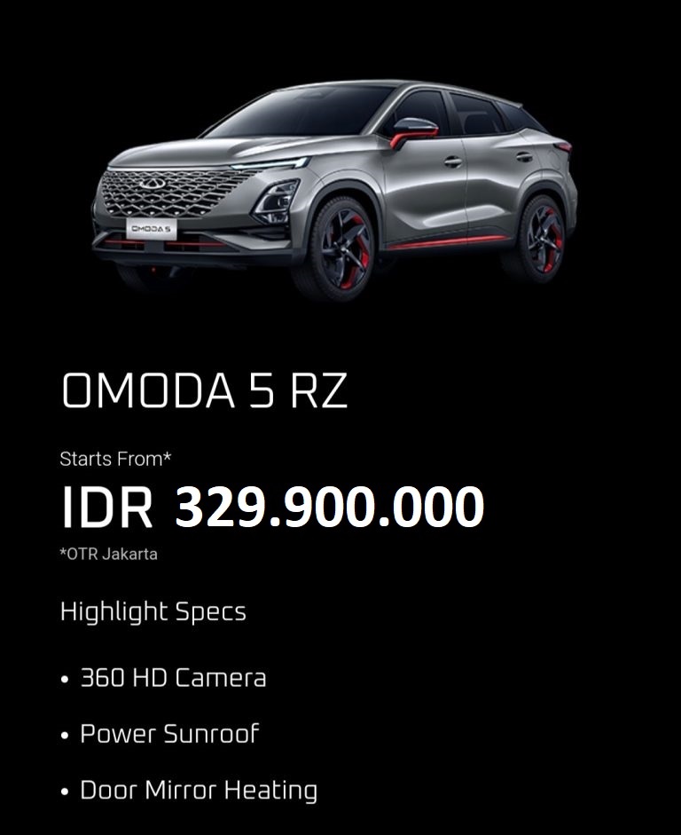 Spesifikasi-Harga-Chery-Omoda-5-RZ-2026-Indonesia