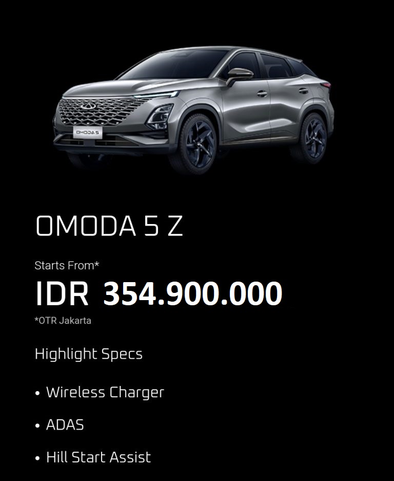 Spesifikasi-Harga-Chery-Omoda-5-Z-2026-Indonesia
