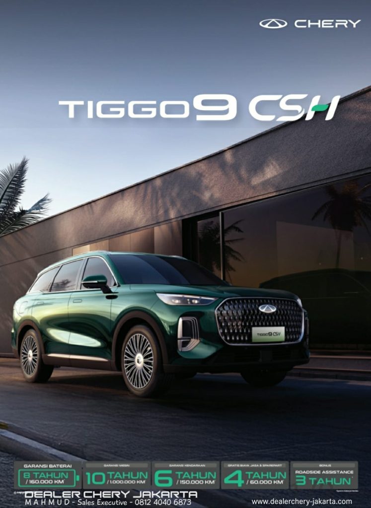 Promo Harga Chery Tiggo 9 CSH Hybrid 2026 Indonesia 7a